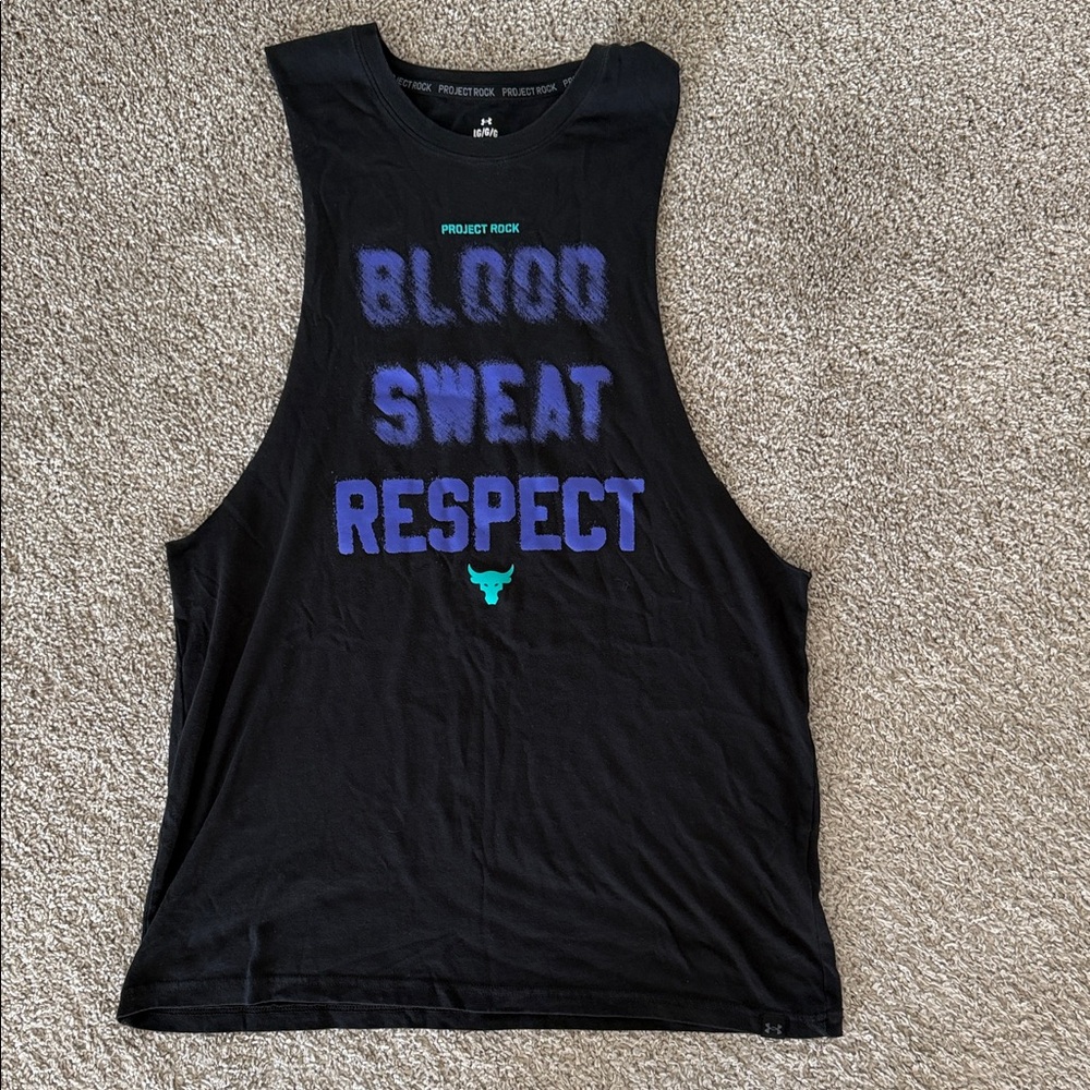 Under Armour Project Rock Black Tank